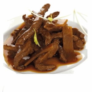 CERDO AL CARAMELO TROCEADO