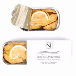 FILETE DE ESTURIÓN EN ACEITE DE OLIVA Y LIMÓN