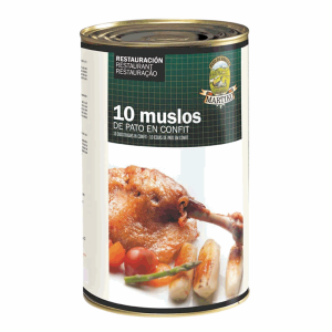 MUSLOS DE PATO EN CONFIT 10 4,5KG