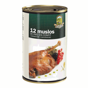 MUSLOS DE PATO EN CONFIT 12 4,5KG