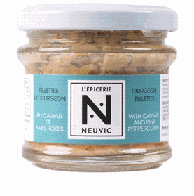 RILLETTES DE ESTURIÓN CON CAVIAR