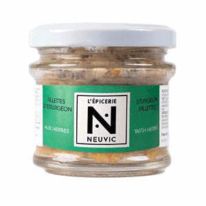 RILLETTES DE ESTURIÓN CON CAVIAR