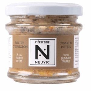 RILLETTES DE ESTURIÓN CON TRUFA